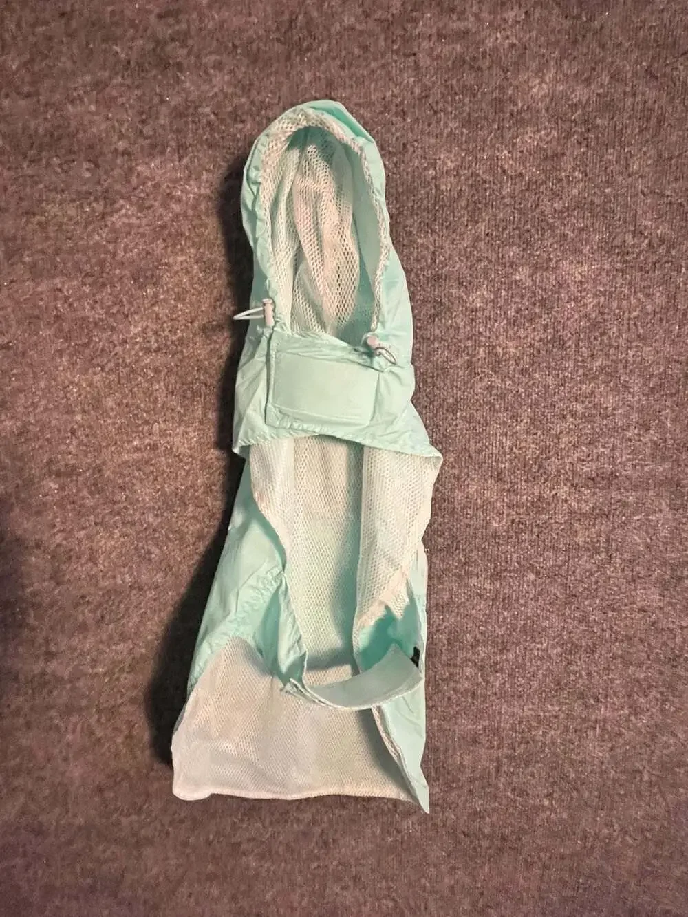 Zach & Zoey Mint Hooded Dog Raincoat With Pocket 003-031